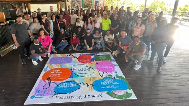 veolia's Southern Africa ERP team building - project pulse
